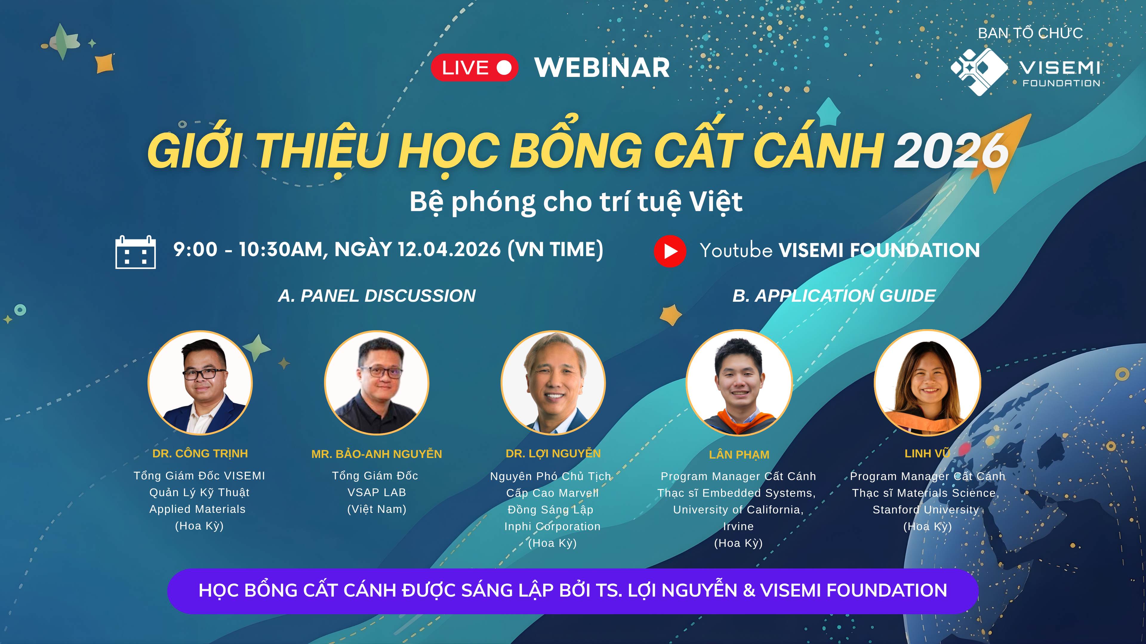 Cất Cánh 2026 webinar — Hành trang du học Thạc sĩ/Tiến sĩ khối ngành STEM